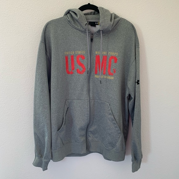 usmc hoodie under armour